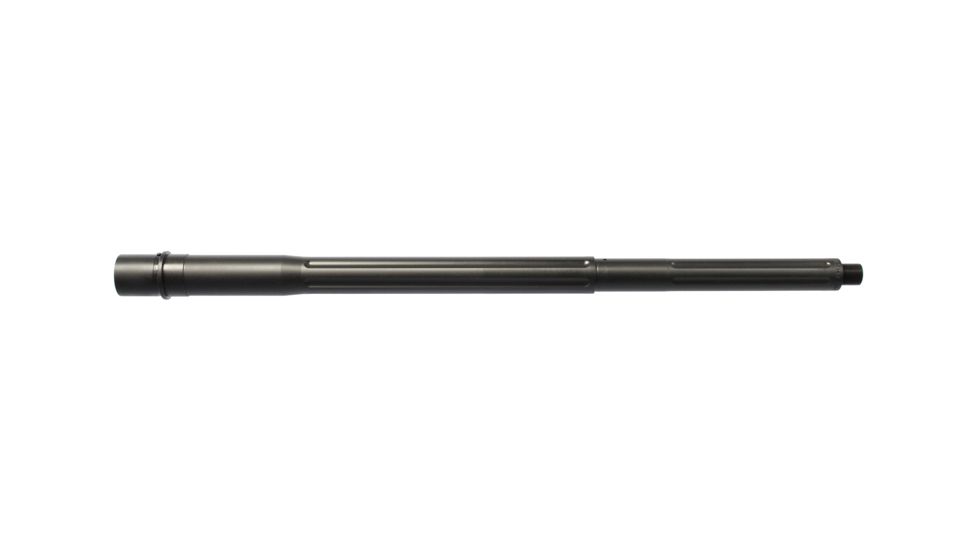 DEZ Arms AR-10 6.5 Creedmoor Match-Grade Barrel - 22" Bull Contour w/ Straight Fluting, Black, Nitride, 22" Rifle 425099N_6.5CM