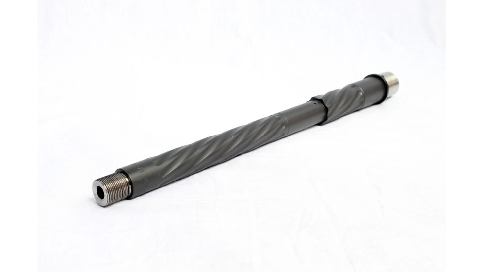 DEZ Arms AR-15 .300 Blackout Match-Grade Barrel, 12.5 inch, HBAR Contour w/Twist Fluting, Pistol Length, Phosphate, Black, 425090-300-12.5AACFT