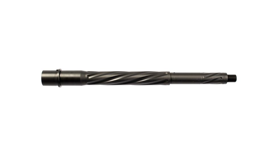 DEZ Arms AR-15 5.56 Match-Grade Barrel, 11.5 inch, HBAR Contour w/Twist Fluting, Carbine Length, Nitride, Black 425090NITROAFT
