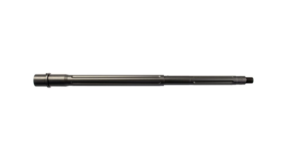DEZ Arms AR-15 5.56 Match-Grade Barrel, 16 inch, HBAR Contour w/Straight Fluting, Mid Length, Nitride, Black 425090MGFN
