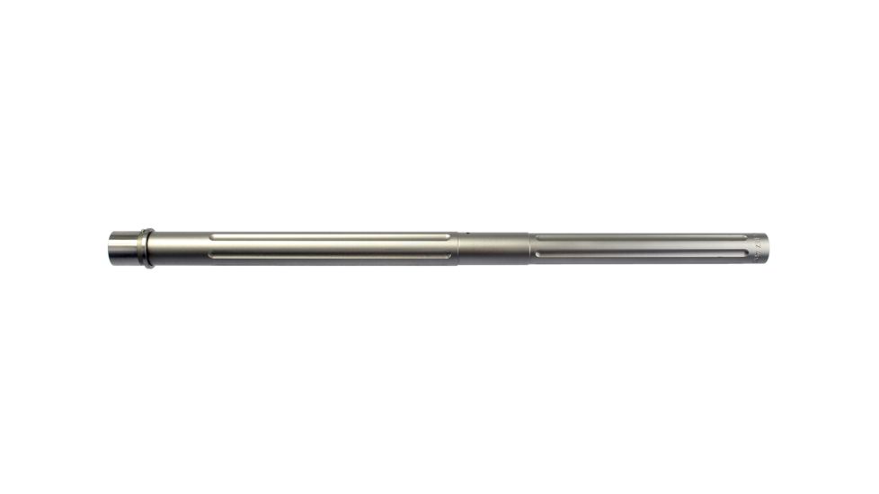 DEZ Arms AR-15 5.56 Match-Grade Barrel, 18 inch, Bull Contour w/Straight Fluting, Target Crown, Mid Length, Bead-Blast, Stainless Steel, 4250918MGSSHBF