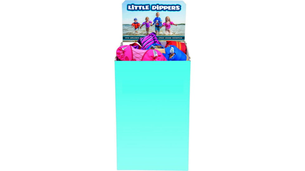 FULL THROTTLE CHILD LITTLE DIPPERS VESTS BIN - ASSORTED COLORS, 24 PC A928F056, FUL10449090000118B