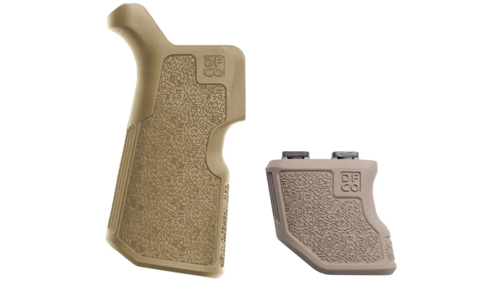DFCO Kung Fu Grip, Black &amp; DFCO Tiger Claw Fore M-Lok Grip 10 Degree