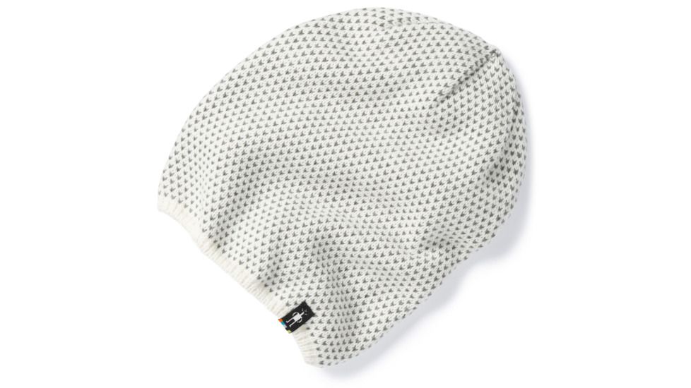 Smartwool Diamond Cascade Hat-Unisex, Winter White Donegal, Unisex Medium, SW010432983-1FM