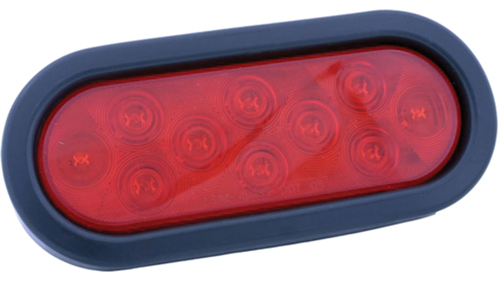 Diamond Group By Valterra LED Exterior Light - 6, 10 Diode Round, Red, 6in, DG52434