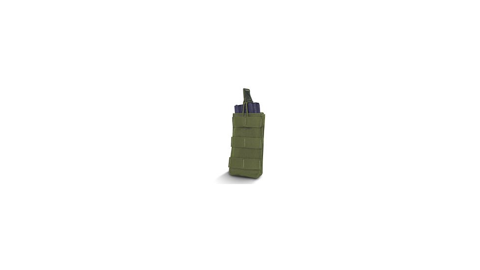 Diamondback Tactical M4/M16 Open-Style Single Mag Pouch, Ranger Green, A-BLPM04-RANGERGREEN
