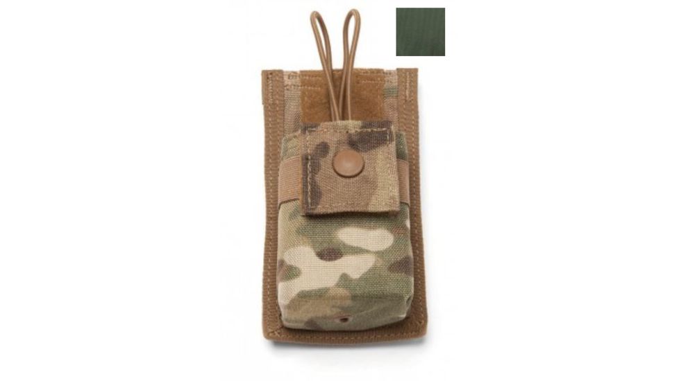 Diamondback Tactical Universal Radio Pouch, Ranger Green, A-BLPM30-RANGERGREEN