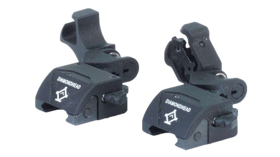 Diamondhead D-45 Integrated Sighting System Top Mounted Deployable Front and Rear Sight, Matte Black, 1799