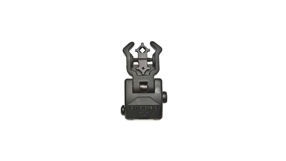 EDEMO Diamondhead Polymer Diamond Sight with Nitebrite Top Mounted Deployable Rear Sight, Black, 1401, EDEMO1