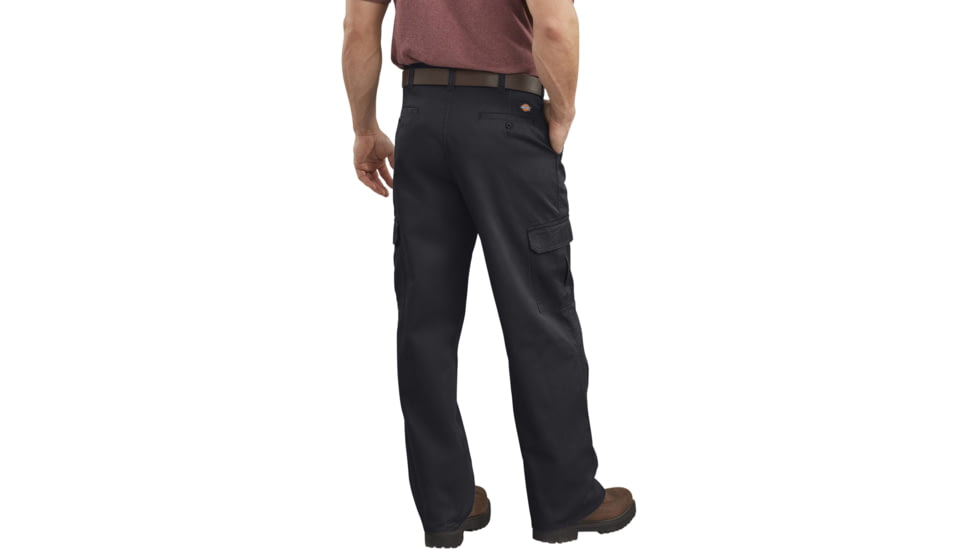 Dickies Loose Fit Straight Leg Cargo Pants, Black - 23214RBK 30 30