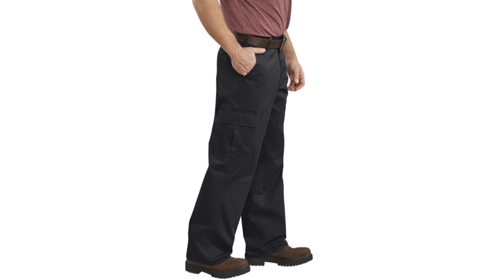 Dickies Loose Fit Straight Leg Cargo Pants, Black - 23214RBK 30 30