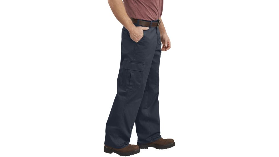 Dickies Loose Fit Straight Leg Cargo Pants, Dark Navy - 23214RDN 30 32