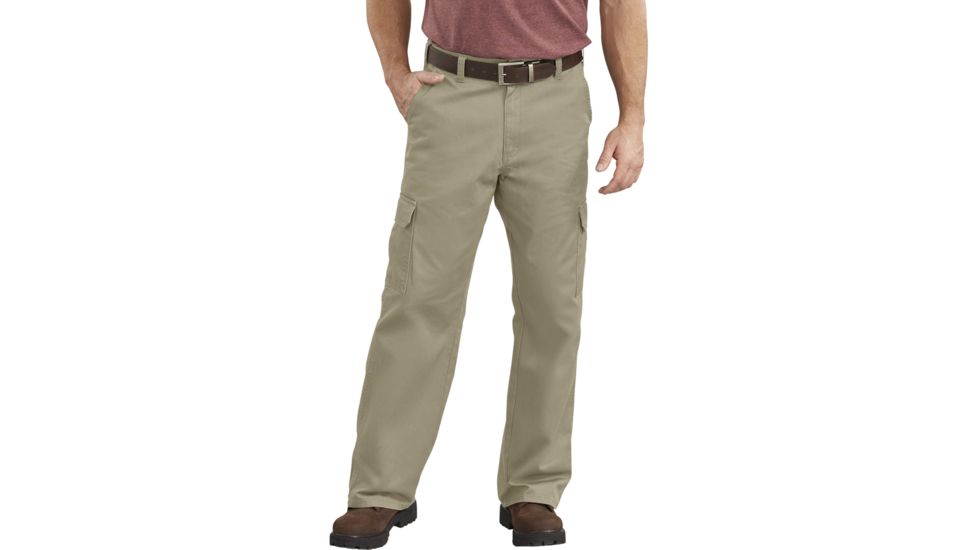 Dickies Loose Fit Straight Leg Cargo Pants, Khaki - 23214RKH 32 32