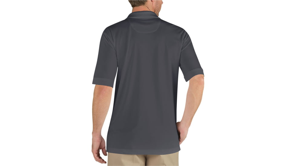 Dickies Mens Industrial Short Sleeve Polo, Charcoal - LS404CH M