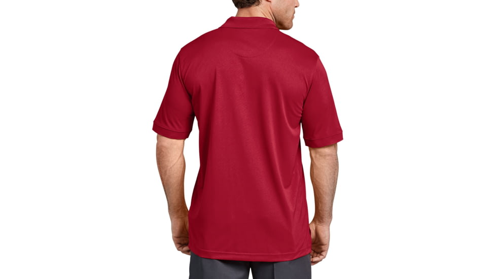 Dickies Mens Industrial Short Sleeve Polo, English Red - LS404ER L