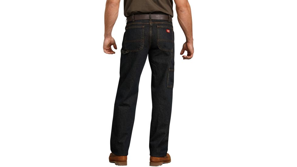 Dickies Mens Relaxed Fit Carpenter Denim Jean, Stonewash Broken Tint Brown - 1993SBTB 30 30