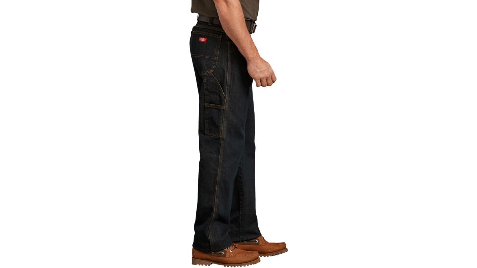 Dickies Mens Relaxed Fit Carpenter Denim Jean, Stonewash Broken Tint Brown - 1993SBTB 30 30