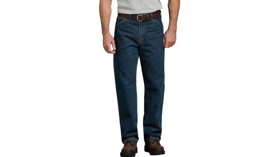 Dickies Mens Relaxed Fit Carpenter Denim Jean, Tinted Heritage Khaki - 1993THK 30 30