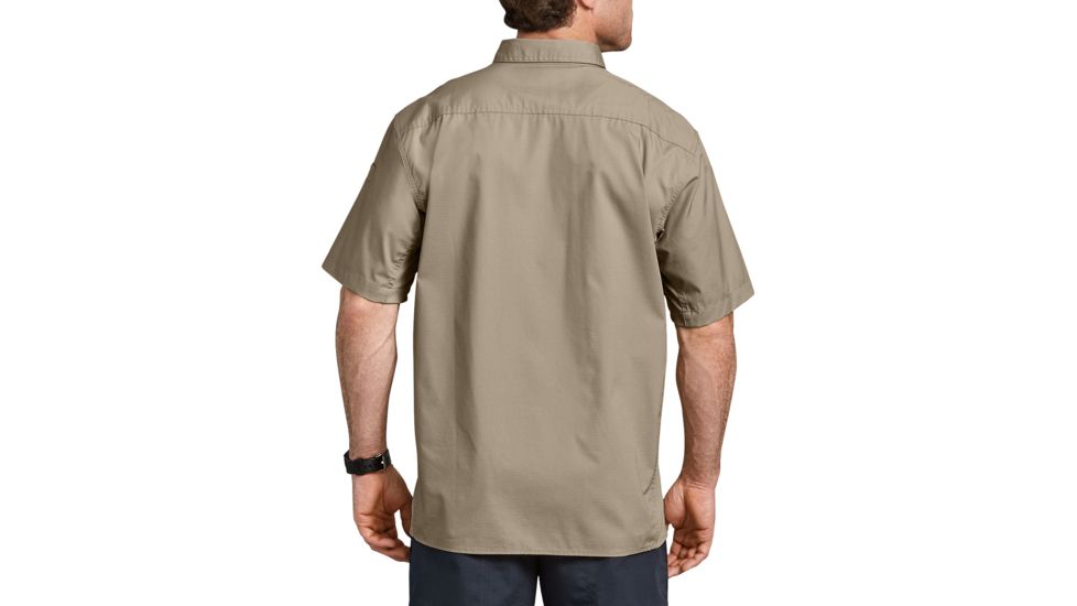 Dickies Tactical Short Sleeve Vented Ripstop Shirt, Desert Sand - LS953DS 2X