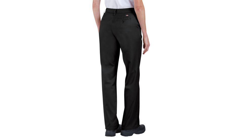 Dickies Womens Premium Relaxed-fit Flat-front Pant, Black - FP221BK 18 UU