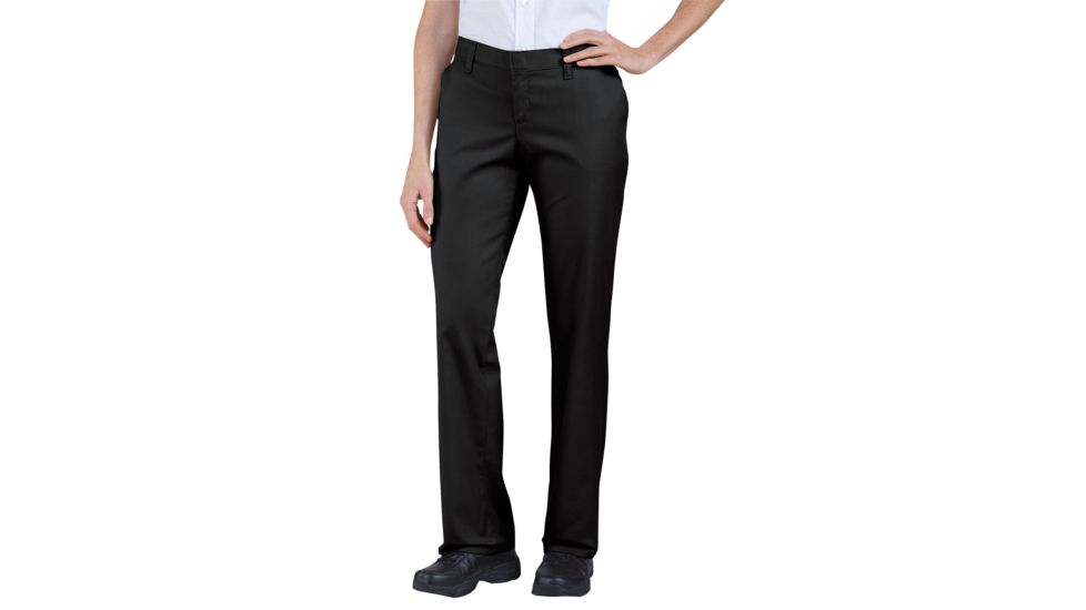Dickies Womens Premium Relaxed-fit Flat-front Pant, Black - FP221BK 18 UU
