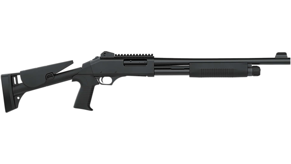 Dickinson Arms Tac-4 ST Shotgun, 12 Gauge, 18.5 inch Barrel, 5 Round Capacity, Black, TAC4ST-FRRMPG