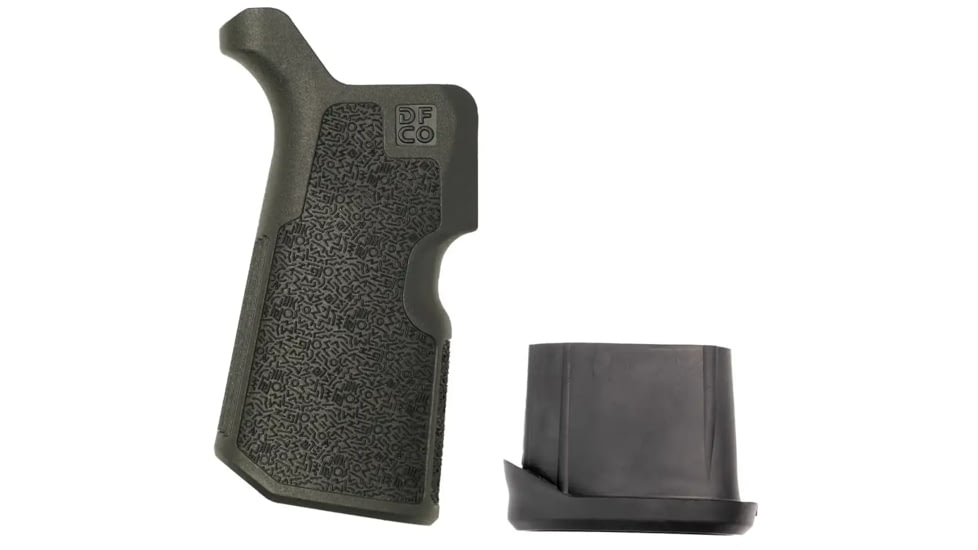 Die Free Co Kung Fu Grip, Fits AR-15/AR-10, with Grip Plug, Black