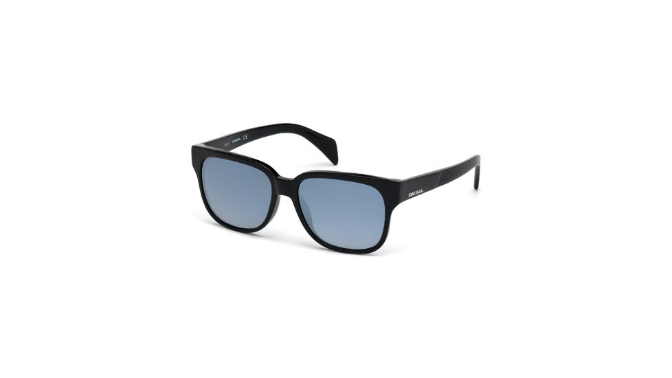 Diesel DL0074 Sunglasses - Shiny Black Frame Color