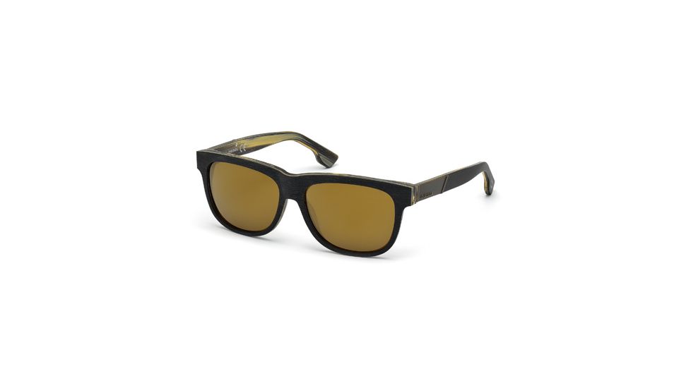 Diesel DL0085 Sunglasses - Black Leopard Frame Color