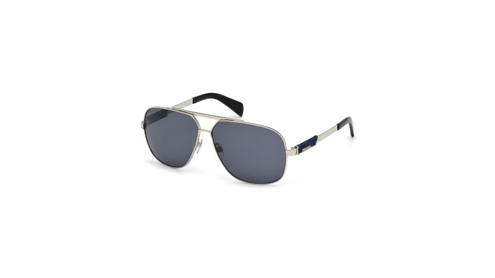 Diesel DL0088 Sunglasses - Shiny Light Ruthenium Frame Color
