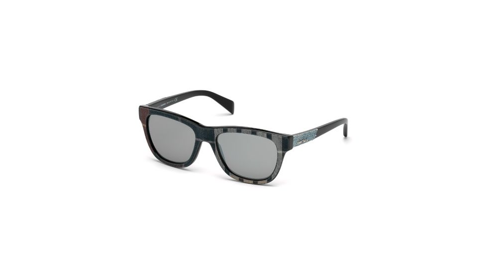 Diesel DL0111 Sunglasses - Blue Frame Color