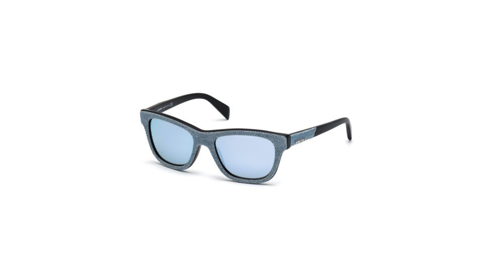 Diesel DL0111 Sunglasses - Light Blue Frame Color