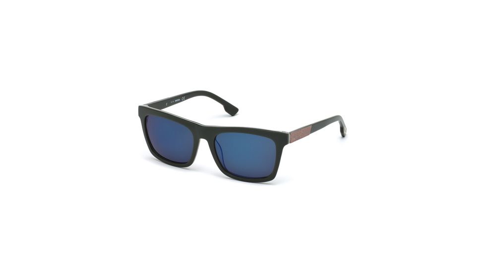Diesel DL0120 Sunglasses - Dark Green Frame Color
