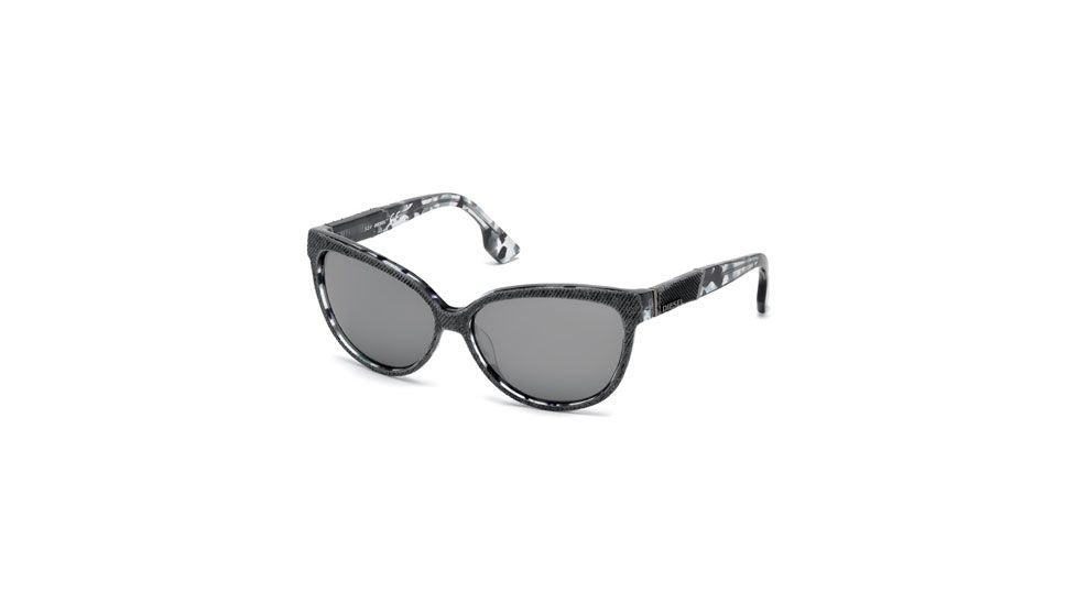 Diesel DL0139 Sunglasses - Coloured Havana Frame Color