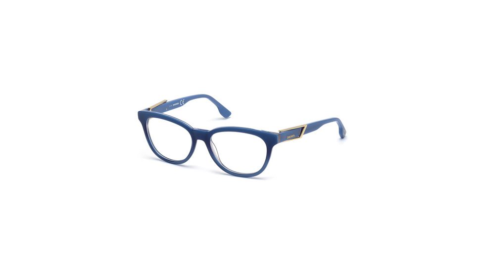 Diesel DL5112 Eyeglass Frames - Shiny Blue Frame Color