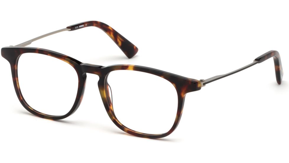 Diesel DL5313 Eyeglass Frames - Dark Havana Frame Color, Dark Havana Lens Color