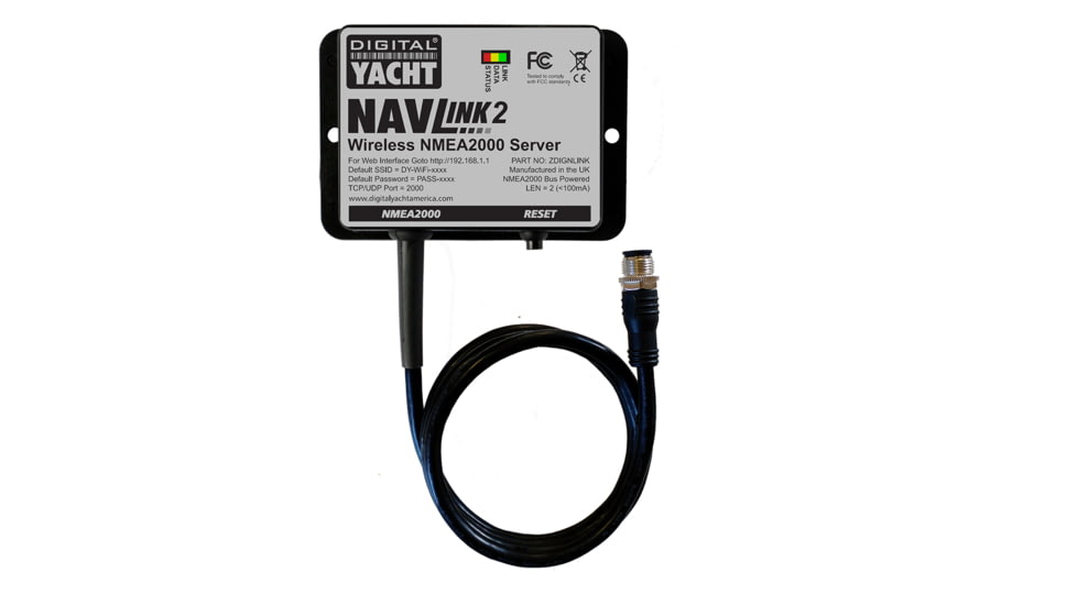 Digital Yacht 2 NMEA to WiFi Gateway NavLink 76401