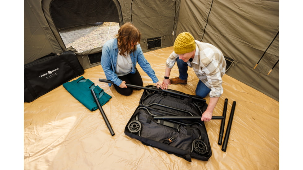 Disc-O-Bed Portable Cot System, Large, Green, 31001B