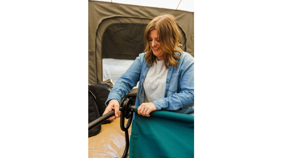 Disc-O-Bed Portable Cot System, Large, Green, 31001B