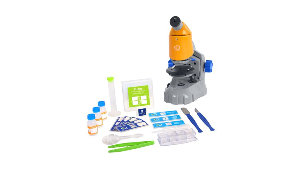 Discovery Kids Zoom Lab Microscope Set, 80x-800x, 44-00800