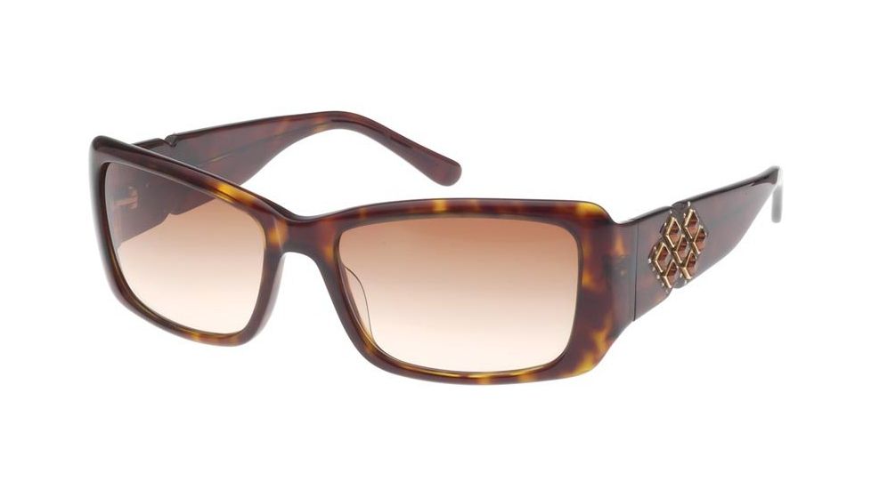 Diva 4141 Sunglasses - Tortoise-Topaz; Gradient Brown Lenses (627)