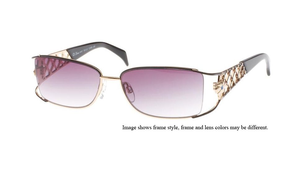 Diva Swarovski Crystals Sunglasses 4147, Diva 4147 Sunglasses Styles Brown Frame / Brown Gradient Lenses