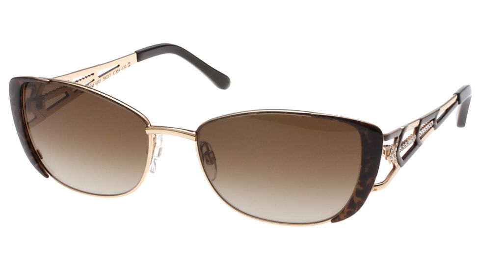 Diva 4193 Single Vision Prescription Sunglasses, Brown/Leopard Frame, DI4193854SV
