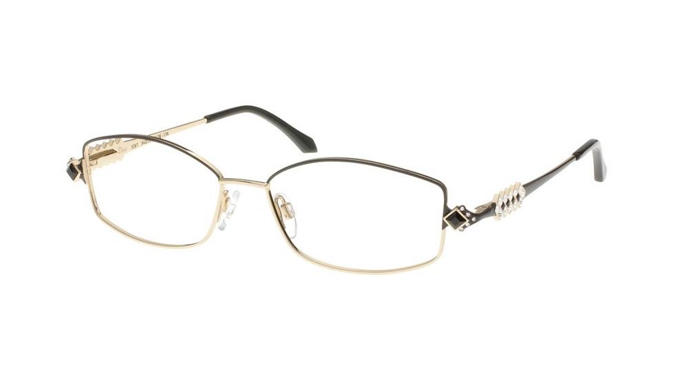 Diva 5287 Eyewear - Gold-Black; Crystal/Black Stones (2e)