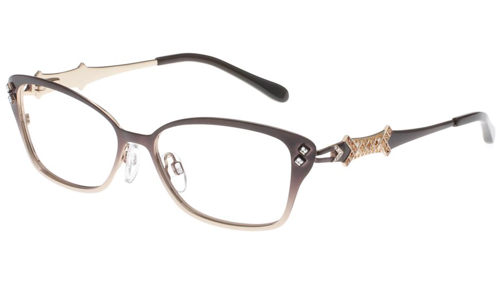 Diva 5478 Progressive Prescription Eyeglasses, Brown/Gold Frame, DI5478901EPR
