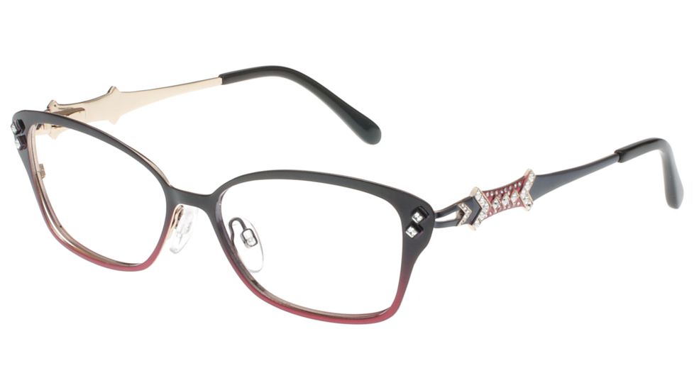 Diva 5478 Progressive Prescription Eyeglasses, Deep Navy/Wine/Gold Frame, DI5478904PR