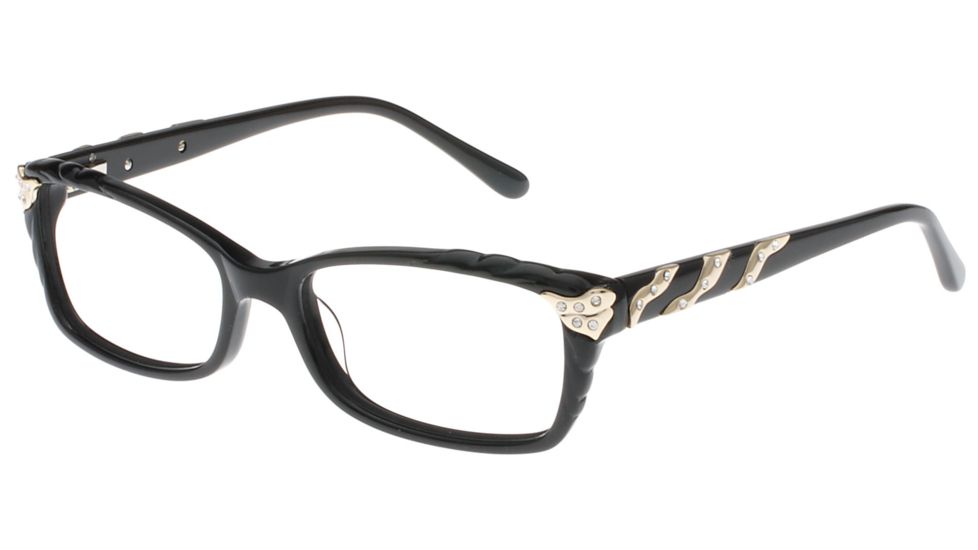 Diva 5479 Single Vision Prescription Eyeglasses, Black/Gold Frame, DI547997ASV