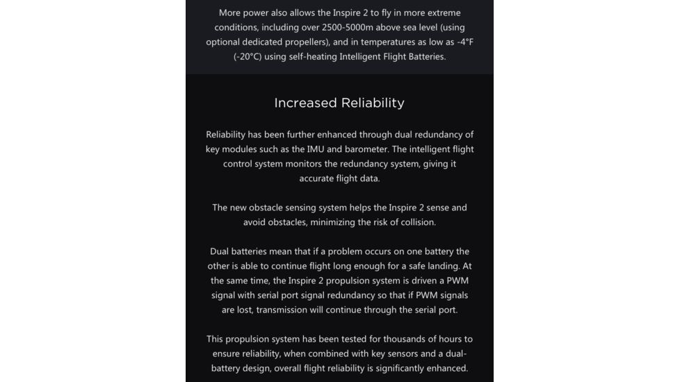 DJI Innovations Inspire 2 Drone w/ 6K/5.2K Camera 1080 P, 7 KM Range, CP.BX.000166