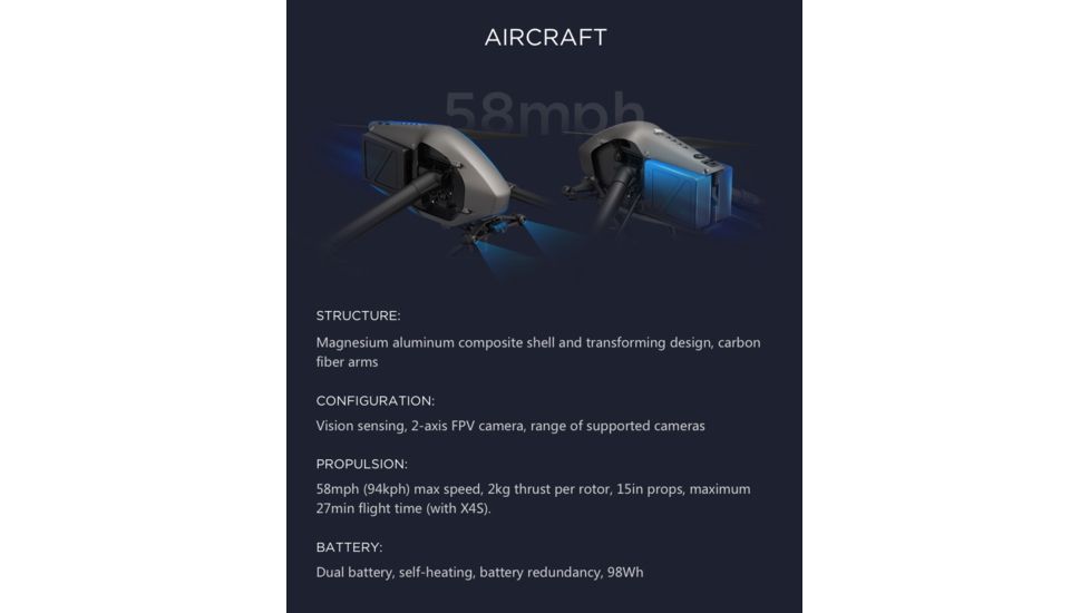 DJI Innovations Inspire 2 Drone w/ 6K/5.2K Camera 1080 P, 7 KM Range, CP.BX.000166