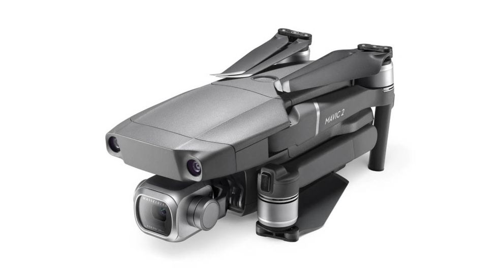 DJI Innovations Mavic 2 Pro Drone w/ Hasselblad L1D-20c Camera and 20 MP 1in CMOS Sensor, Adjustable Aperture f/2.8 - f/11, 10-bit Dlog-M, 10-bit HDR Video, CP.MA.00000019.01